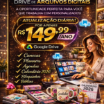 PLANO MASTER COMPLETO ANUAL GOOGLE DRIVE