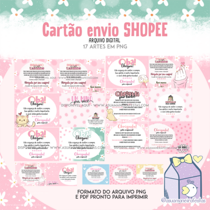Cartão Shopee- @asuamaneirafestas