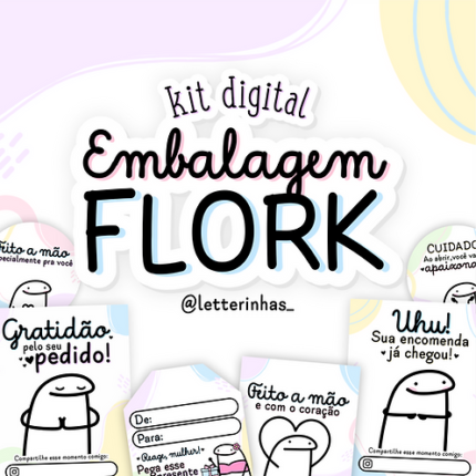 Kit Digital Embalagem Flork