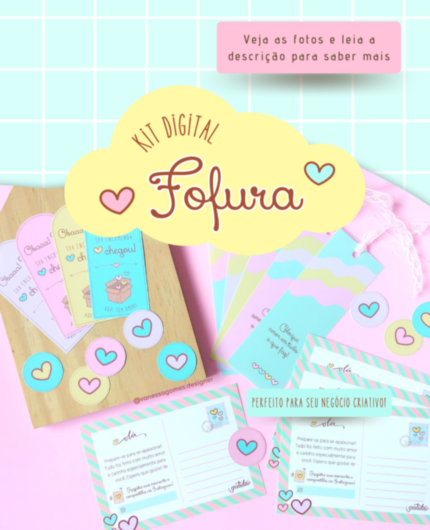 Kit Embalagens Fofinha Vanessa Designer