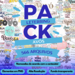 MEGA COMBO LETTERING FRASES PARA DIA DOS AVÓS