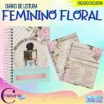PLANNER DIÁRIO LEITURA FEMININO FLORAL