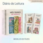 PLANNER DIÁRIO LEITURA FEMININO LIVROS