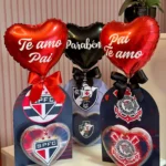 Cartão Coração Dia dos Pais Times -  Cy Presents