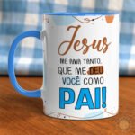 Canecas - Papai, Meu exemplo de FÉ - Caneca Criativa - Imagem 2