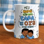 Canecas - Papai, Meu exemplo de FÉ - Caneca Criativa - Imagem 8