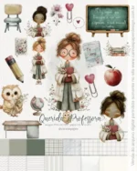 Kit Digital de Ilustrações: Querida Professora Versão 2025