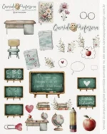 Kit Digital de Ilustrações: Querida Professora Versão 2025 - Imagem 3