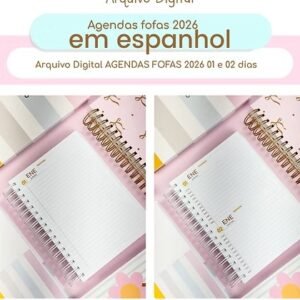Agenda A5 2026 em Espanhol