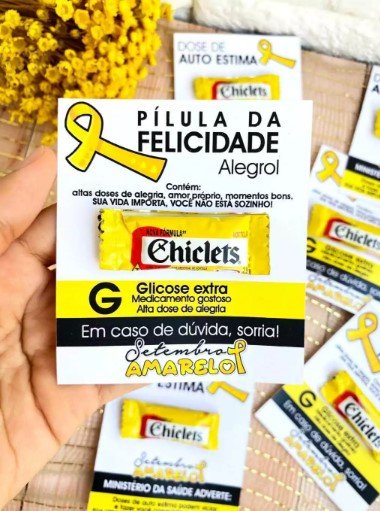 CARTÃO PARA CHICLETES
