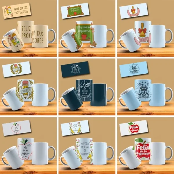 Dia Dos Professores - 36 Artes Para Canecas Em Png - Imagem 5