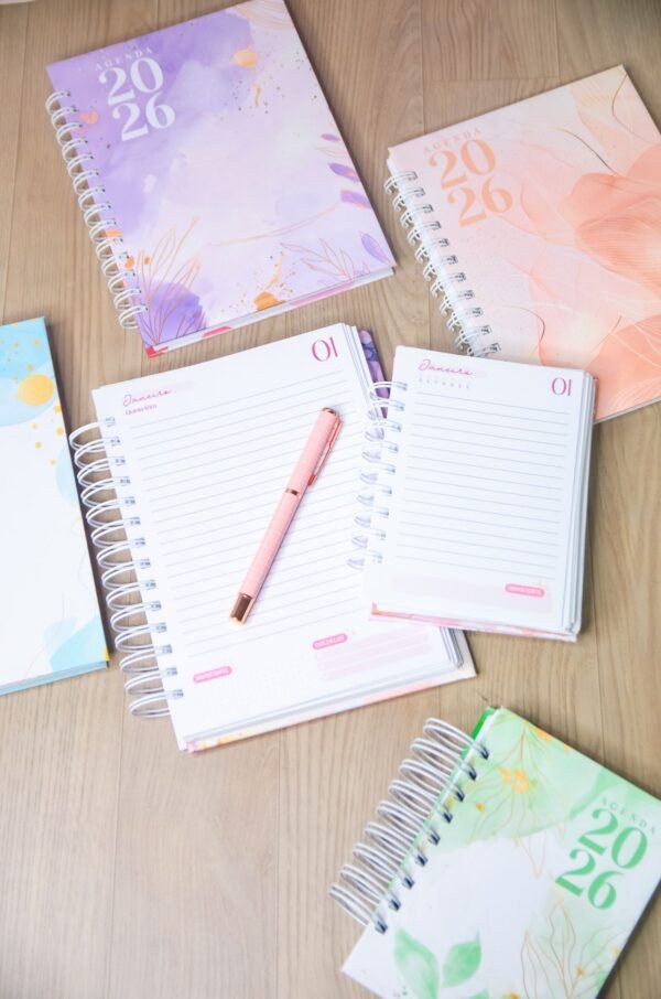 Super Combo Agendas A5 | Datadas + Permanentes + Capas | 126 Miolos Col. Vagalume + 3 bônus - Imagem 8