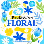 Coleção Professores Floral - Avião Sem Asa