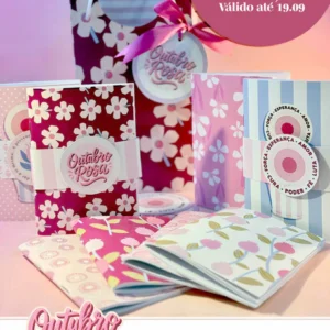 Outubro Rosa 2025 - Caderninho Pocket A6 - Tita
