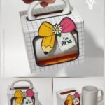 Arquivo de Corte Caneca Laço  - Dia dos Professores - Criar BV