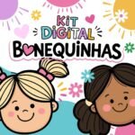 Kit Digital BONEQUINHAS (MENINAS) - Pandoca