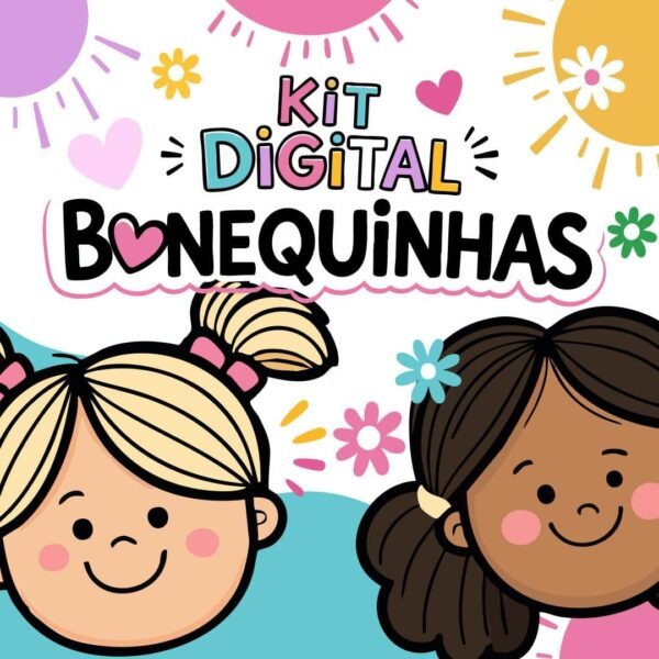 Kit Digital BONEQUINHAS (MENINAS) - Pandoca - Imagem 1