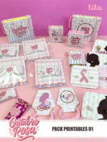 Outubro Rosa 2025 - Kit Printables 01 - Tita - Imagem 2