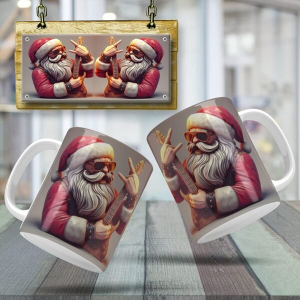 Estampas Noel do Rock 3D - Canecas (Ana Melin) - Imagem 4