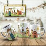 Estampas Fazendinha Canecas - Imagem 6