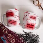 Artes Canecas Dia dos Namorados Carta de Amor - Imagem 2