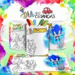 Combo Artes Canecas Colorir Personagens - Dia das Crianças - Imagem 7