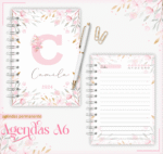 Agenda Permanente - A6 Floral Delicada (Lina)