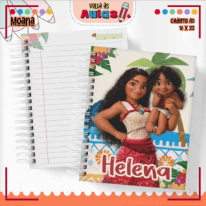 Moana - Kit Escolar 2025 (Lina Criativa)