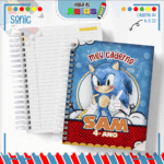 SONIC- Kit Escolar 2025 (Lina Criativa)