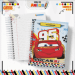 Carros - Kit Escolar 2025 (Lina Criativa)