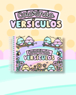 COMBO Colorindo Versiculos - Livros de Colorir (Pamella Vieira) - Imagem 8