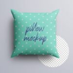 Mockup Almofada realista com destaque (PSD)