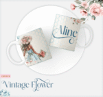 Vintage Flowers 1 - Caderno A5 - Imagem 3
