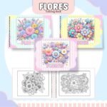 FLORES- Livro de Colorir (Pamella Vieira)
