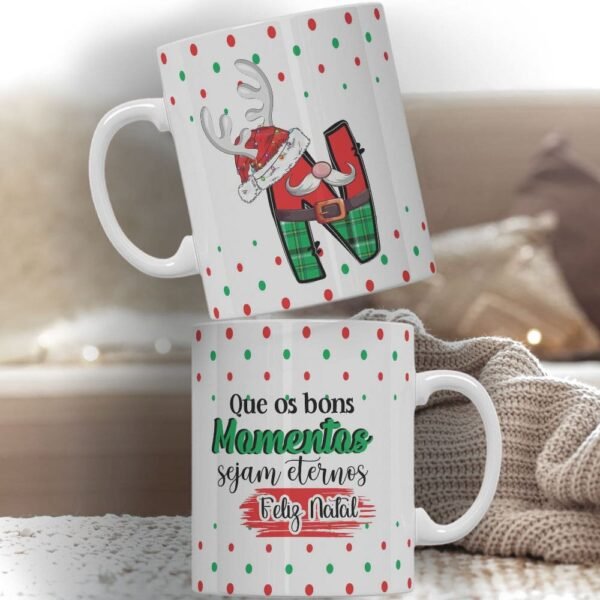 Kit 2 - Canecas Alfabeto Natalino (Personalize) - Imagem 6