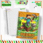 MINECRAFT - Kit Escolar 2025 (Lina Criativa)
