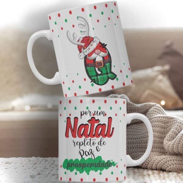 Kit 2 - Canecas Alfabeto Natalino (Personalize) - Imagem 9