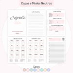 COMBO Miolos Neutros Agendas | Planners 2024 (Pamella)