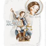 Kit Digital Ilustração São Miguel | Santinhos (Carinas Paper)