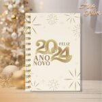Pacote de Capas Agendas Personalizadas - Ano Novo 2024 V23 (Vintage) - Imagem 19