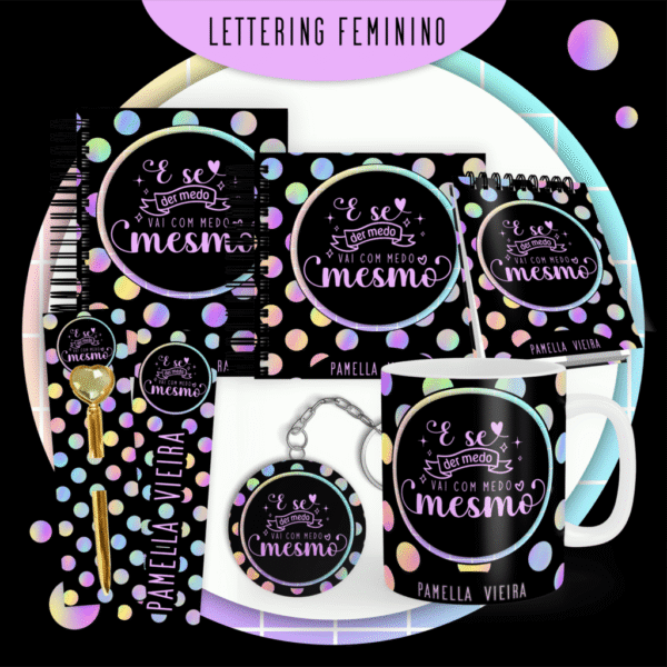 Combo Lettering Feminino - Encadernação - Imagem 1