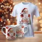 Pacotes de Artes Canecas | Camisetas Personalizadas - Natal V23 (Vintage) - Imagem 2