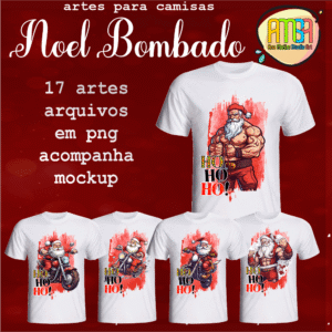Estampas Papai Noel Bombado - Camisas (Ana Melin)
