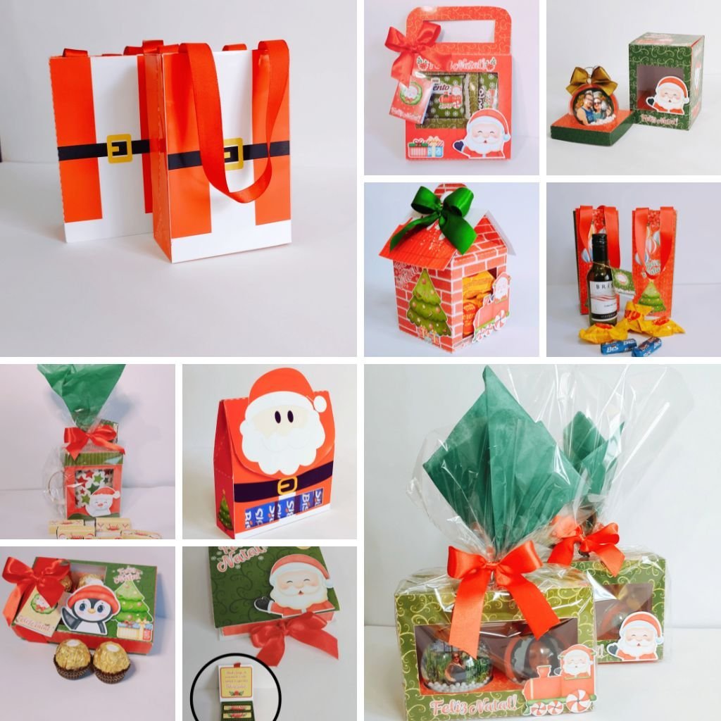 1-2 Lembrancinhas de Natalinas 2023 - Arquivos + Videos Aulas - Imagem 1