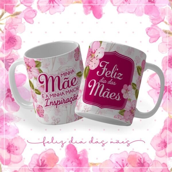 Kit Floral Mãe - Estampas p/Canecas - Imagem 2