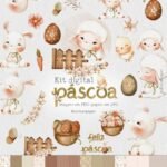 Páscoa fofa - Kit Digital (Carinas Paper)