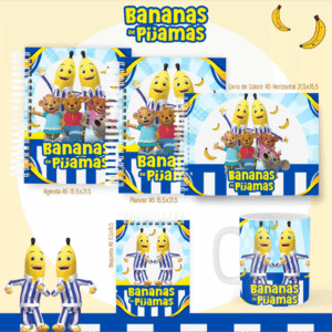 Bananas de Pijama- Pack Nostagia + Colorir (Pamella Vieira)