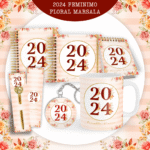 Combo Floral Feminina 2024 - Encadernação (Pamella)