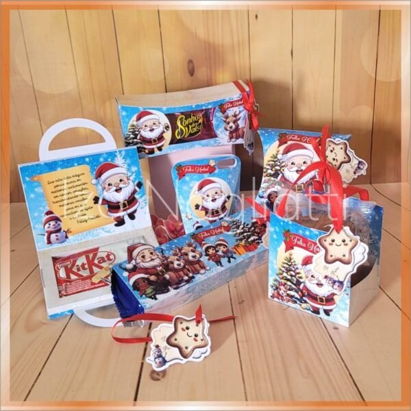 Kit 6 Mimos de Papai Noel (Iza) - Imagem 1