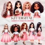 Ilustrações Vamos à Casa do Senhor - Kit Digital